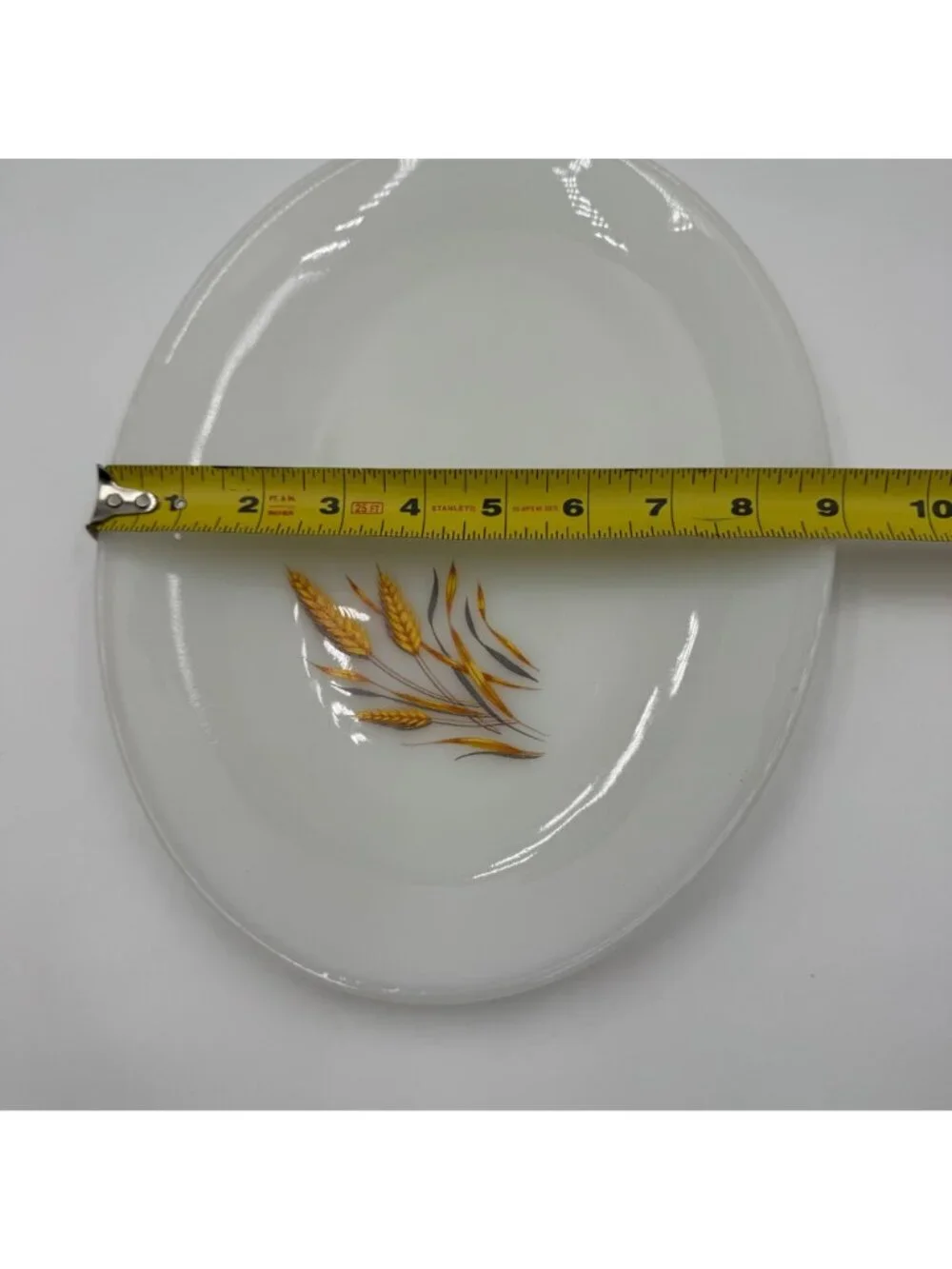 Vintage Fire King Wheat Sheaf Oval Serving Platter